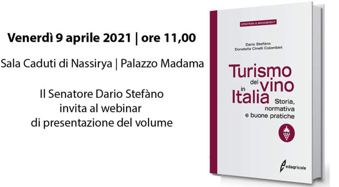 Webinar di presentazione del libro Turismo del vino in Italia