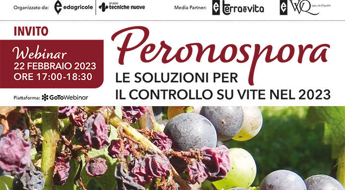 Webinar "Peronospora, le soluzioni per il controllo su vite nel 2023"